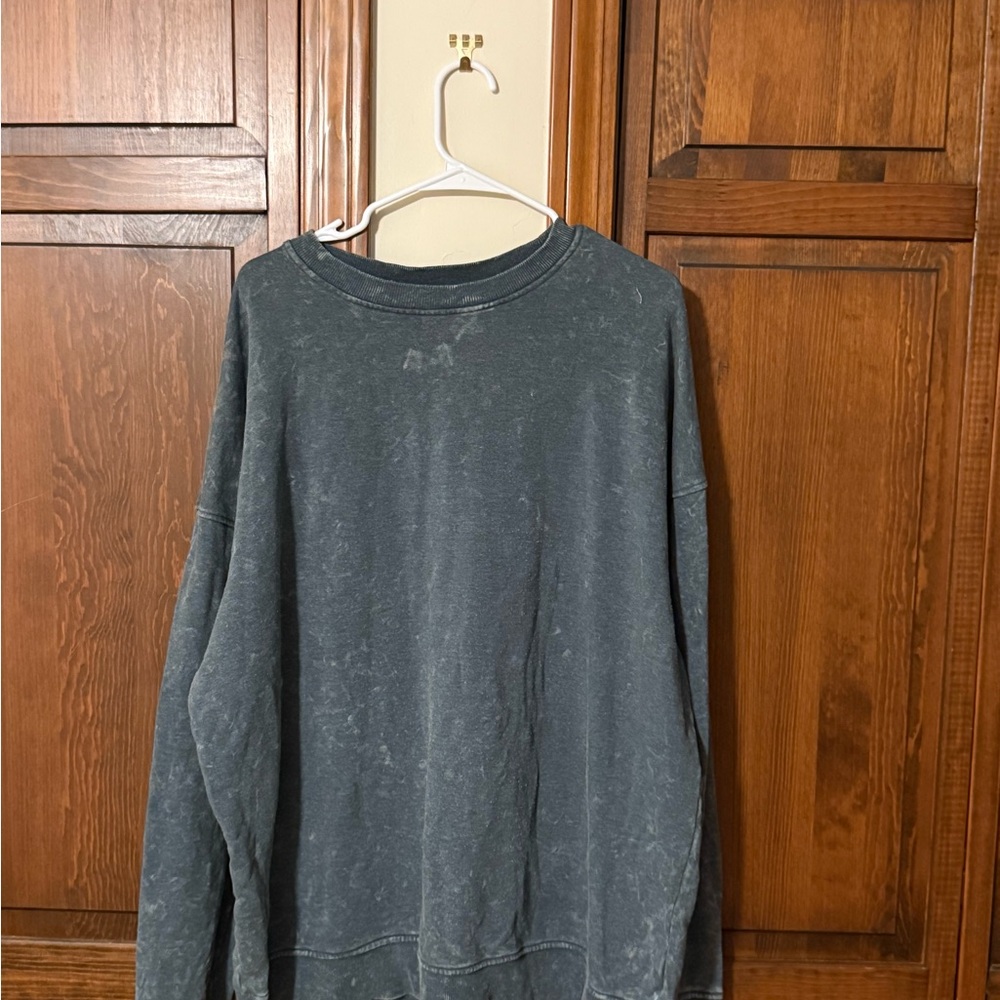 No Boundaries Green Sweater